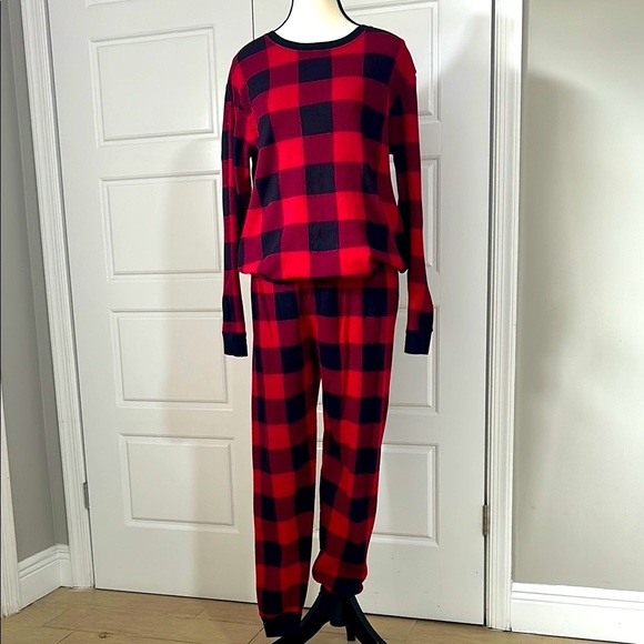 The Children's Place Other - The Children's Place Adult Red and Black Buffalo Check Holiday Christmas Pajamas